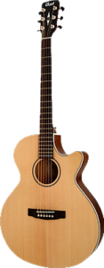 Gitarre von Mundartsänger Charly Weibel aus Reilingen