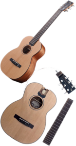 Gitarre von Mundartsänger Charly Weibel aus Reilingen