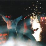 Charly Weibel auf der Bühne mit Jezebel's Tower live in Bukarest