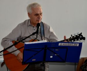 Mundartsänger Charly Weibel in Wiesenbach