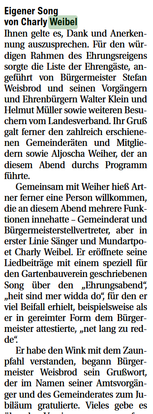 Artikel Hockenheimer Zeitung vom 19.8.2026