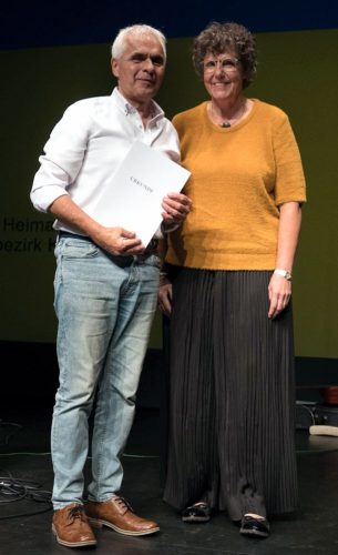 Urkunde von Regierungspräsidentin Sylvia Felder